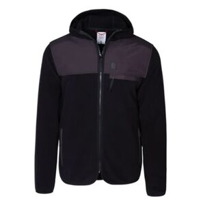 Topo Designs Black Fleece Hoodie Jacket Men's Small